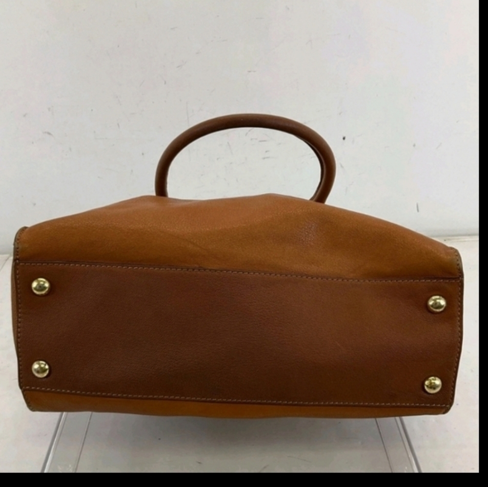 Michael Kors Large Hamilton Leather Satchel Bag - Picture 5 of 15